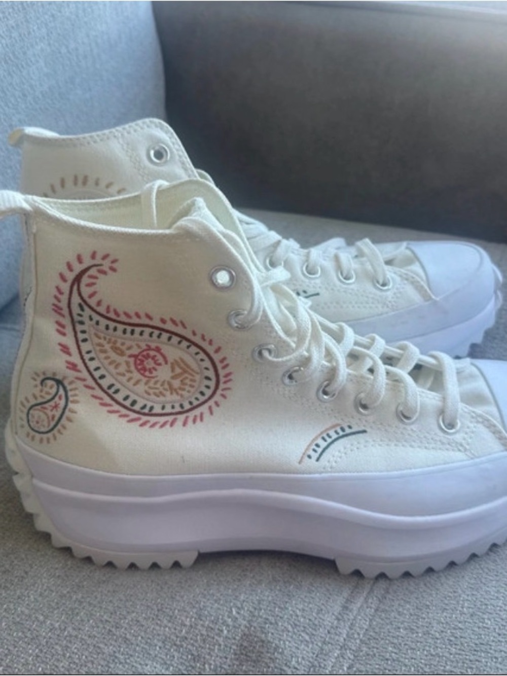 Chuck Taylor Converse Paisley & Chunky Bottom
